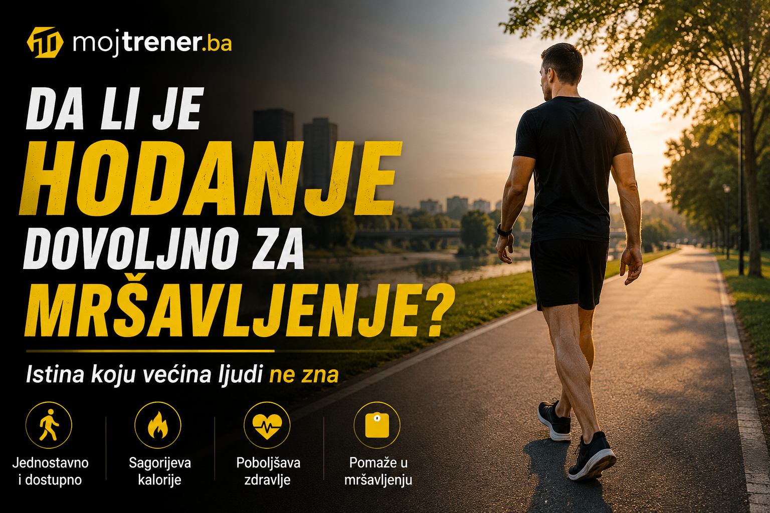 Da li je hodanje dovoljno za mršavljenje? Istina koju većina ljudi ne zna