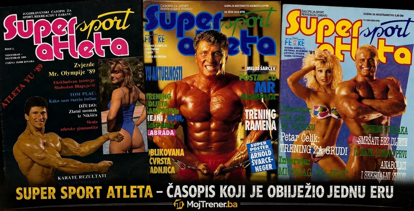 Super Sport Atleta - kultni bodybuilding i sportski časopis bivše Jugoslavije