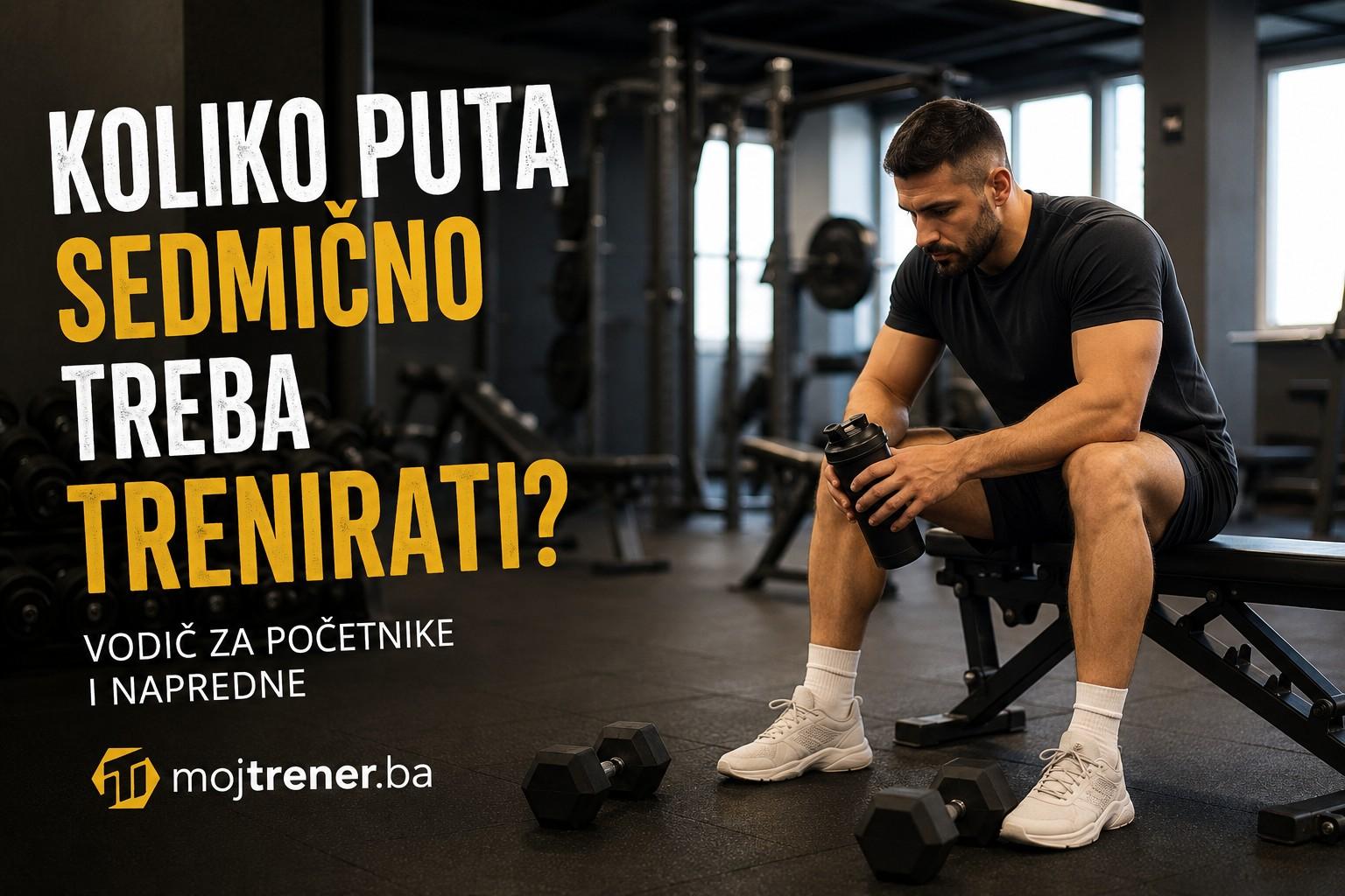 Koliko puta sedmično treba trenirati? Vodič za početnike i napredne