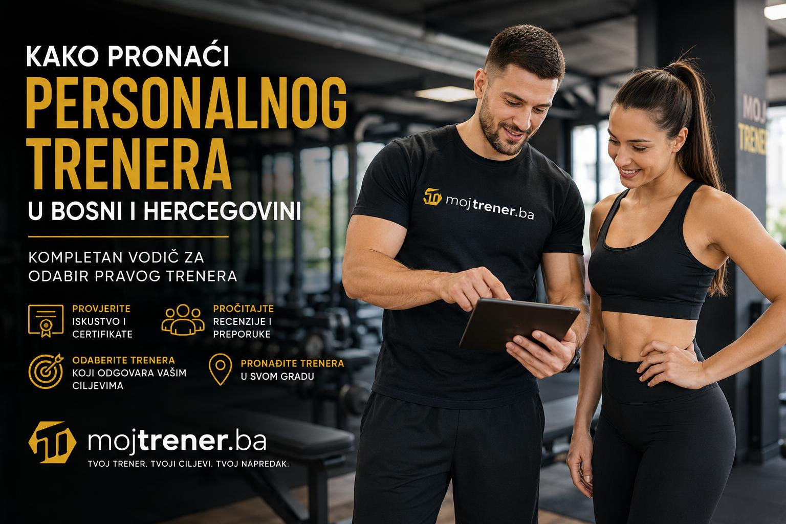 Kako pronaći personalnog trenera u Bosni i Hercegovini - kompletan vodič za odabir pravog trenera