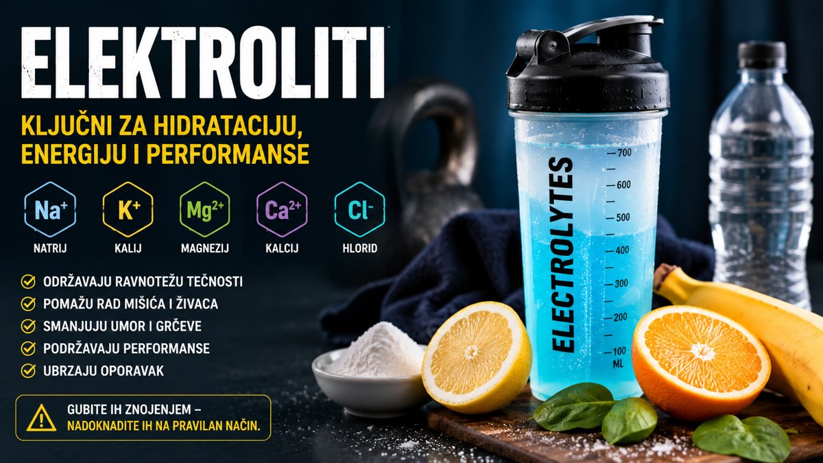 Elektroliti - sve što trebate znati za bolje performanse, oporavak i hidrataciju
