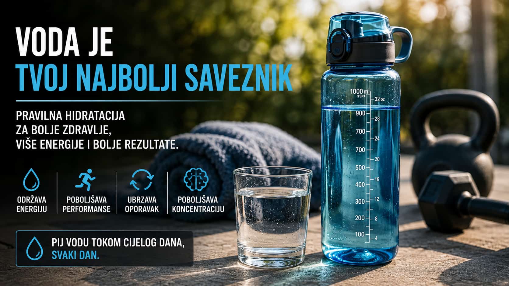 Koliko vode treba piti dnevno? Istina o hidrataciji koju svi trebaju znati
