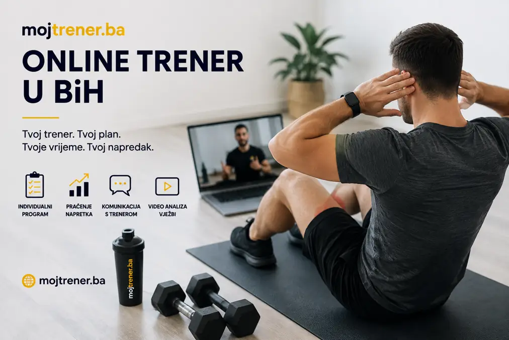 Online trener u BiH: Kako funkcioniše online personalni trening?