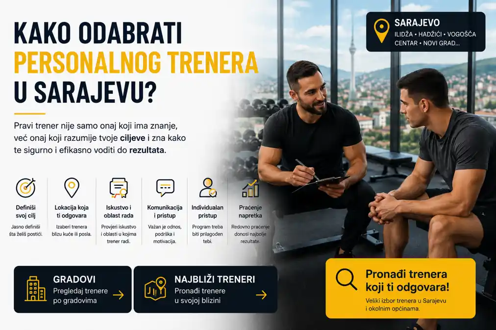 Kako odabrati personalnog trenera u Sarajevu?