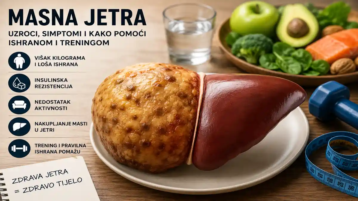 Masna jetra - uzroci, simptomi i kako ishrana i trening mogu pomoći