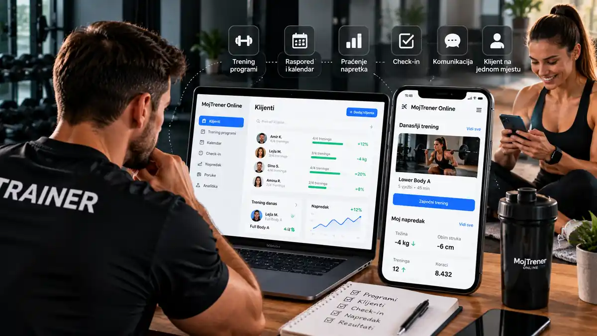 MojTrener Online uskoro stiže: domaća platforma za online coaching