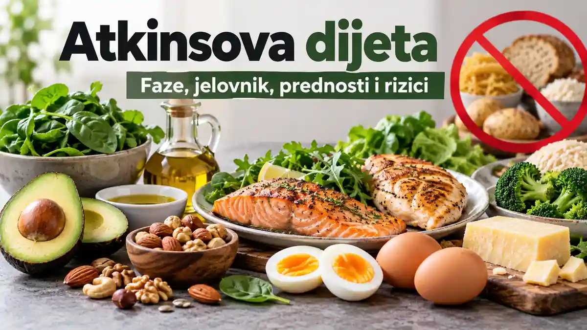 Atkinsova dijeta: kako funkcioniše, faze, jelovnik, prednosti i rizici
