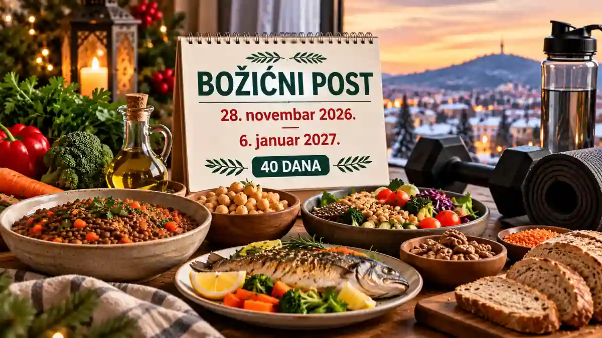 Božićni post 2026: Kada počinje, pravila i jelovnik