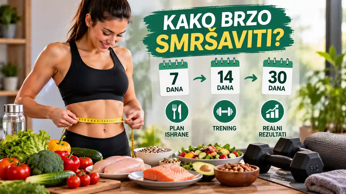Kako brzo smršaviti? Plan za 7, 14 i 30 dana