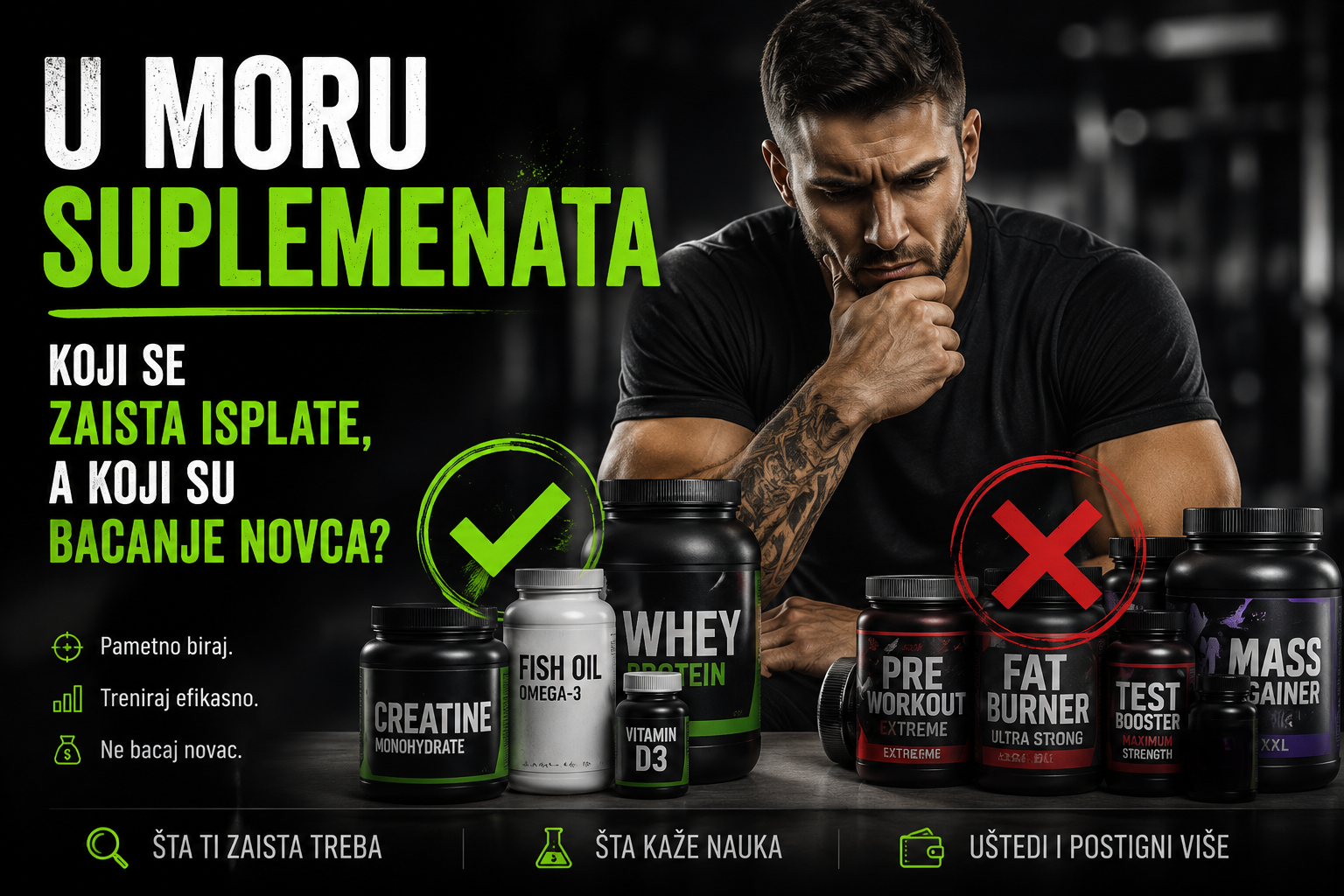 U moru suplemenata – koji se zaista isplate, a koji su bacanje novca?