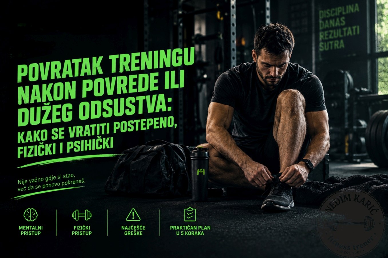 Povratak treningu nakon povrede ili dužeg odsustva