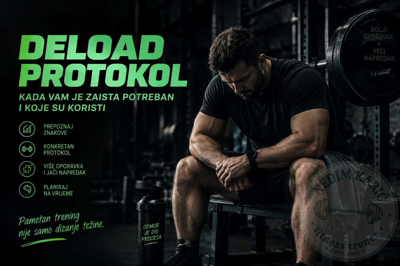 Deload protokol: kada vam je zaista potreban i koje su koristi